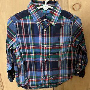 Ralph by Ralph Lauren Size 2T Long Sleeve Button-Down Shirt